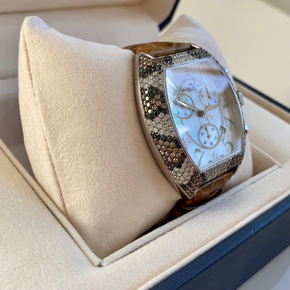 Van Der Bauwede Snake Magnum With Diamonds & Mother of Pearl Dial Unisex Watch - Picture 4 of 15